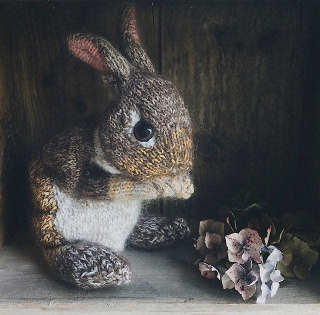 Wild Rabbit knitted Kit