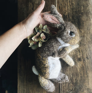 Wild Rabbit knitted Kit