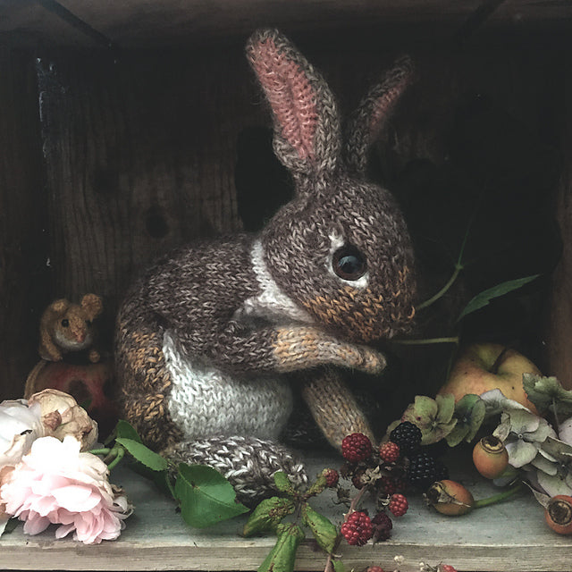 Wild Rabbit knitted Kit
